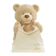 Gund Peek A Boo Bear Animated Plush Toy 10" | 0 months+ | Peek-a-boo Plush Toy | Baby Soft Toy | Stuffed Toy